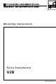 Spectris HBM U2B Mounting Instructions