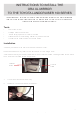 ORA XL MIRROR Installation Instructions Manual