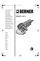 Berner BROS-150 T Original Instructions Manual