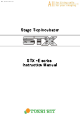 Tokai Hit STX-E Series Instruction Manual