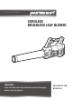 MasterCraft 4707.3 Instruction Manual