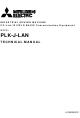 Mitsubishi Electric PLK-J-LAN Technical Manual