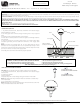 Vista 7216 Landscape Series Installation Instructions