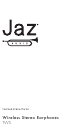 Jaz audio TEJZEARUPBEATTWSK User Manual