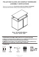 BIG FURNITURE WAREHOUSE POLAR G-POLSIDWHT Assembly Instructions Manual