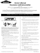 Servpro 613 Owner's Manual