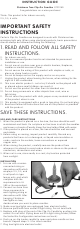 Carlon FPC1240 Instruction Manual