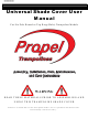 Propel Trampolines Shade Cover Universal User Manual