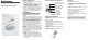 Brookstone Wireless Optical Mouse Quick Start Manual