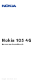Nokia 105 4G User Manual