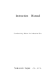 Sensonix CE-8E Instruction Manual