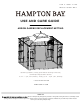 HAMPTON BAY 1000 117 126 Use And Care Manual