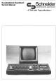 Schneider Computer Division CTM 644 Farb-Monitor Service Manual