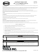 Sioux Tools 2 1/2 Series Instructions