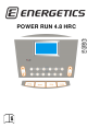 Energetics POLAR POWER RUN 4.8 HRC Manual