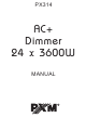 PXM PX314 Manual