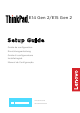 Lenovo ThinkPad E14 Gen 2 Setup Manual