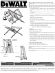 DeWalt DW7440 Quick Start Manual