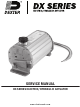 Dexter Laundry DX Series Service Manual
