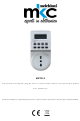 Melchioni MKTIE-2 Operating Instructions Manual