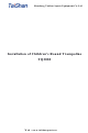 TaiShan TQ2082 Installation Manual