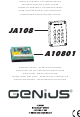 Genius JA108 Instructions For Use Manual