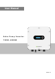 Growatt 750TL2-HV User Manual
