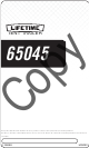 Lifetime 65045 Manual