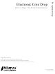 Alliance Laundry Systems Electronic Coin Drop 70294101 Manual