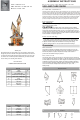Home Accents TY215-1724 Assembly Instructions