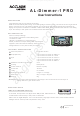 Acclaim Lighting AL-Dimmer-1PRO User Instructions