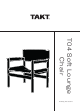 TAKT T04 Soft Lounge Chair Building Instructions