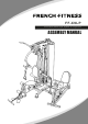FRENCH FITNESS FF-X9LP Assembly Manual