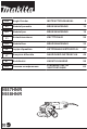 Makita 9557HNR Instruction Manual
