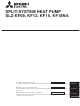 Mitsubishi Electric SLZ-KF09 Operation Manual