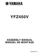 Yamaha YFZ450V Assembly Manual