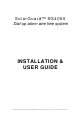 AEI Security & Communications SolarGuard SG4000 Installation & User Manual