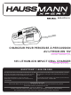 Haussmann Xpert B0Q-SP18-18 Operator's Manual