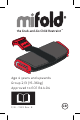 Mifold Grab-and-Go Child Restraint Manual