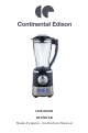CONTINENTAL EDISON CEBL800B Instruction Manual