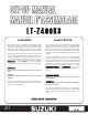 Suzuki LT-Z400K3 Setup Manual