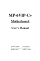Magic-Pro Computer MP-6VIP-C+ User Manual