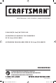 Craftsman CMXEVBE179250 Instruction Manual