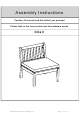 Noble House Home Furnishings Chair Assembly Instructions Manual