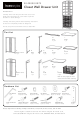 Homestyles Closet Wall Drawer Unit 20 05050 0075 Manual