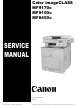 Canon Color imageCLASS MF9170c Service Manual