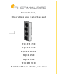 Everidge Thermalrite TQCFM450 Installation, Operation And Care Manual
