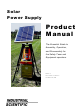 Industrial Scientific Solar Power Supply Product Manual