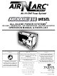 VANAIR AIR N ARC RELIANT 300 SERIES OPERATIONS MANUAL & PARTS LIST Pdf Sns-Brigh10