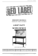 TQB RED LABEL RLLDWB Owner's Manual
